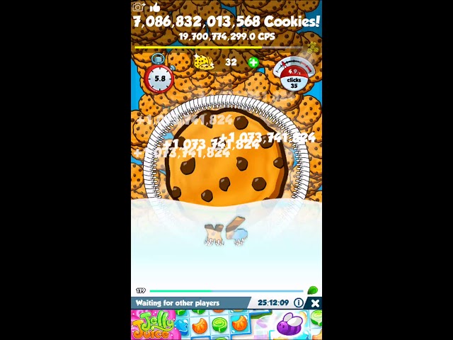 Cookie Clickers 2 Level 29 completed 